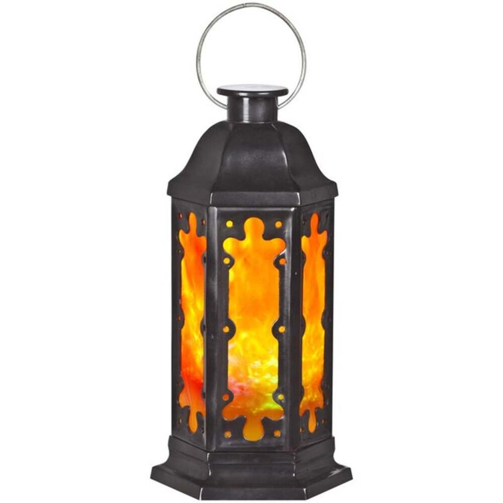 Grandin Road Halloween Fire & Ice Animated Lantern 146282 NOS